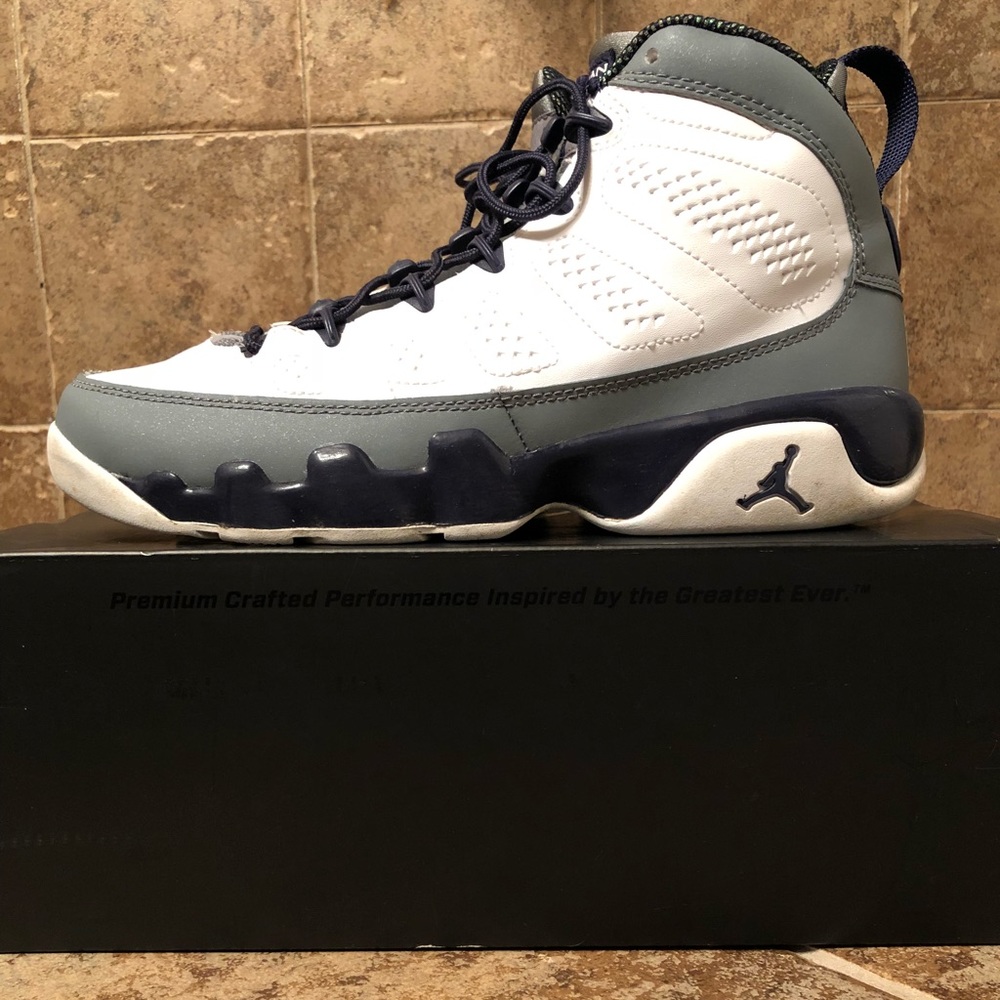 GREY, PURPLE, WHITE, GLITTER RETRO JORDAN SNEAKERS